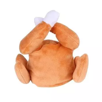 Плюшевая шляпа для домашних животных и кошек, регулируемый размер, головной убор с куриной ножкой, подарки на день рождения для Хэллоуина, Рождественской вечеринки, товары для домашних животных оранжевый