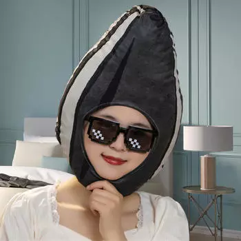 Плюшевая шляпа, забавная шляпа, реквизит для фотосъемки в карнавальном костюме, новинка в виде головного убора для карнавала на Хэллоуин