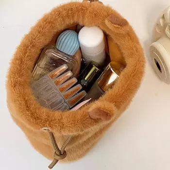 Плюшевая сумка для хранения капибары, студенческий пенал, канцелярские принадлежности, милые наушники, милая сумка капибары для вечерние, декор, принадлежности