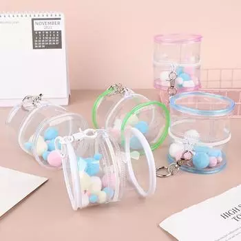 Плюшевая сумка для куклы, прозрачная хлопковая кукла из ПВХ, прозрачная сумка для дисплея, прозрачный чехол для хранения аниме, мультяшных кукол