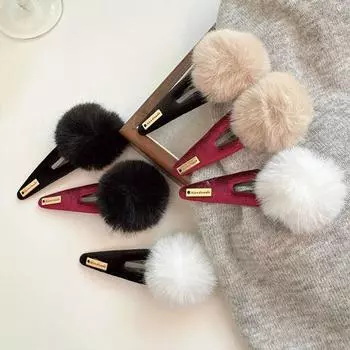 Плюшевая заколка для волос с буквами, заколки для волос, боковая заколка, персонализированная бархатная заколка для волос, дорожная C