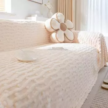 Плюшевое полотенце для дивана, осенние и зимние нескользящие подушки для сидений, простой современный кожаный чехол для дивана, ткань с полным покрытием 180*130cm