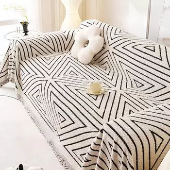 Плюшевое простое полотенце для дивана, нескользящий чехол для дивана, пылезащитный чехол, цельный плюшевый чехол, тканевый чехол High Sense 180*130cm