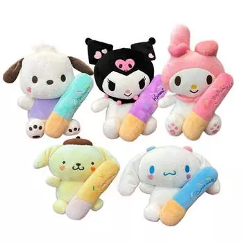 Плюшевое шоколадное печенье Big Master Sanrio 25 см, милая кукла, нет. 1 место по удовлетворенности подарками, популярные корейские игрушки Kuromi