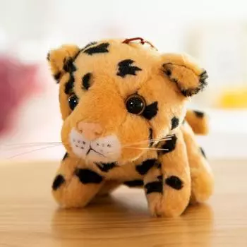 Плюшевые брелки с животными, милая красная панда, маленький тигр, брелок для ключей для мужчин и женщин, подвеска в виде автомобиля, аксессуары, кольцо для ключей, детский подарок 4