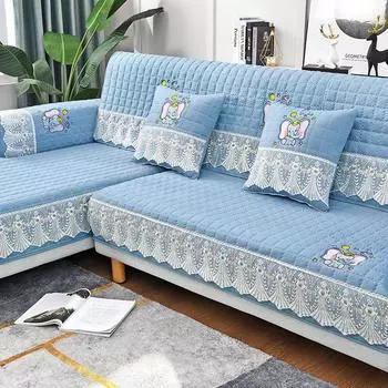 Плюшевые чехлы для диванов, четыре сезона, диванное полотенце, тканевая подушка для сиденья, спинка, полотенце, простой современный чехол для дивана, нескользящий чехол для дивана-кровати 70x70