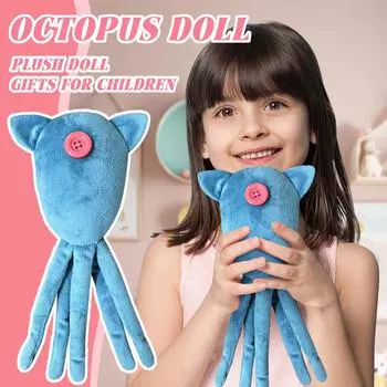 Плюшевые игрушечные куклы вокруг комиксов, креативные декоративные подарочные украшения синий