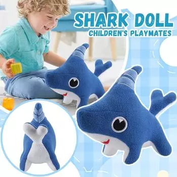 Плюшевые игрушечные куклы вокруг комиксов, креативные декоративные подарочные украшения синий