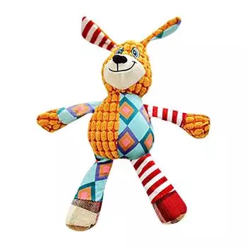 Плюшевые игрушки для собак, жевательные игрушки для домашних животных, скрипучие игрушки с жеванием, прочные плюшевые игрушки для собак, игрушки для прорезывания зубов для щенков One Size