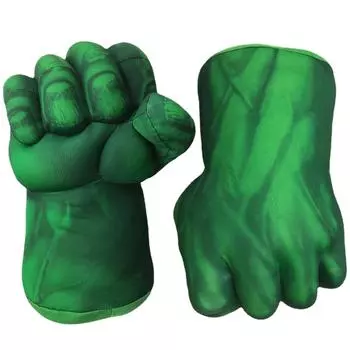 Плюшевые игрушки Fist Gloves в кино- и телеиндустрии One Size зелёный