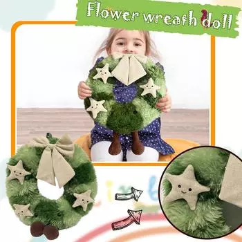 Плюшевые игрушки из мультфильмов, милые и мягкие периферийные мягкие игрушки из мультфильмов, фигурки плюшевых кукол, декоративная подушка, для любителей кино, мальчиков и девочек One Size зелёный