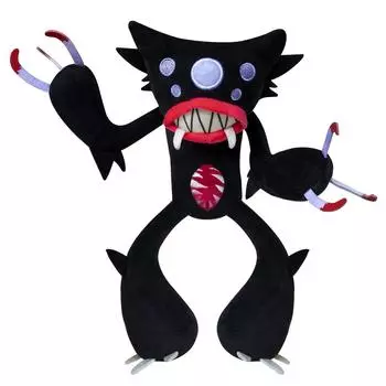 Плюшевые игрушки Killy Willy, Poppy Playtime Huggy Wuggy, плюшевые игры для детей, подарок на день рождения и домашний декор(30 см) 30 cm чёрный