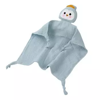 Плюшевые игрушки-комфортеры для младенцев, успокаивающее полотенце, муслиновая защитная пеленка, панда, кролик, само-успокаивающее полотенце против падения для сна новорожденных Penguin