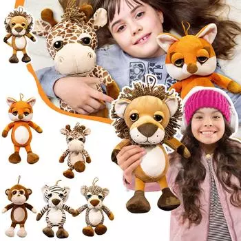 Плюшевые игрушки лесных животных, успокаивающие плюшевые игрушки Creative Companion One Size