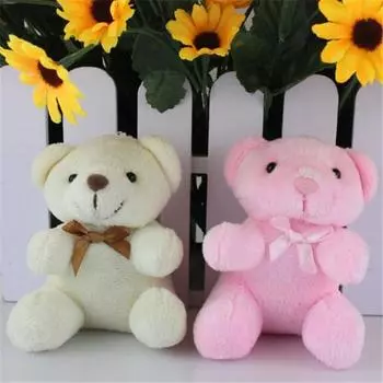 Плюшевые игрушки медведи маленькие подвесные мини милые мягкие игрушки медведи свадебные подарки кукла для детей 8.5 см