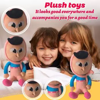 Плюшевые игрушки милые и подходят для подарков. Они сделаны из безопасных материалов как для мальчиков, так и для девочек One Size