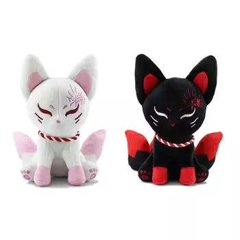 Плюшевые игрушки, мягкие украшения на подушку, детский день рождения, предпочтительный подарок на Рождество, праздники, дни рождения One Size чёрный