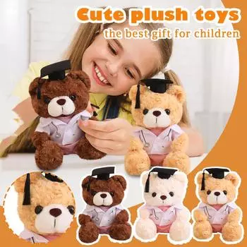 Плюшевые игрушки, мягкие украшения на подушку, детский день рождения, предпочтительный подарок на Рождество, праздники, дни рождения One Size коричневый