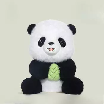 Плюшевые игрушки панды оптом Huahua Simulation Giant Panda Doll Guolai Pillow 28cm