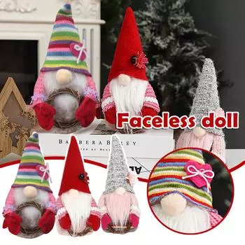 Плюшевые игрушки, плюшевая кукла-гном, украшение для куклы, безликая кукла, украшение для куклы-гнома