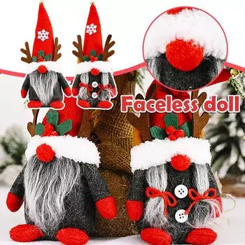 Плюшевые игрушки, плюшевая кукла-гном, украшение для куклы, безликая кукла, украшение для куклы-гнома