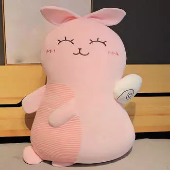 Плюшевые игрушки с животными, мягкие мультяшные мягкие 50 см, диванные подушки, куклы для детей, подарок для гостиной Pink Pig