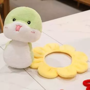 Плюшевые куклы-цветы-змеи, змея-танец льва, новогодний талисман, мягкая игрушка-змея, новогодний подарок Style C4