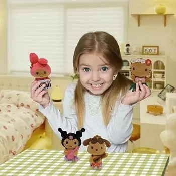 Плюшевые куклы, заполненные брелок, темная кожа, гавайская серия, аниме, мультфильм, плюшевые игрушки, сумка, кулон