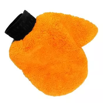Плюшевые перчатки для мытья автомобиля, автомойка, микрофибра, водопоглощение