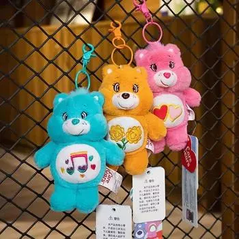 Плюшевый брелок 1 шт., маленькая подвеска, сиамский медведь, девочка, кукла, брелок, игрушка, сумка, чехол для мобильного телефона, подвесные украшения, подарок на день рождения