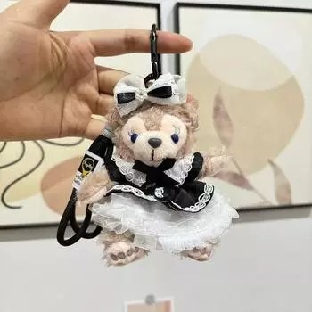 Плюшевый брелок 1 шт. мультяшный медведь кукла подвесная сувенирная сумка мобильный телефон брелок подвесное украшение подарок на день рождения 12cm