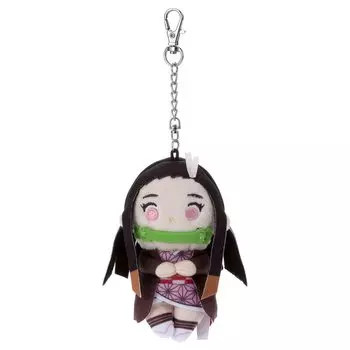 Плюшевый брелок Demon Kimetsu no Yaiba Камадо Незуко, высота 10 см, Slayer: Чоккори-сан Прибл.
