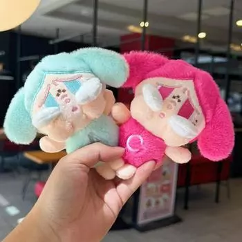 Плюшевый брелок для ключей, сумка, украшения, аксессуары, кавайные аниме-аксессуары, подарок для девочек и детей синий