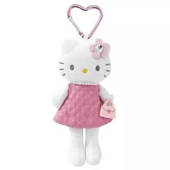 Плюшевый брелок Sanrio Hello Kitty с длинными ногами, подвеска для рюкзака, игрушка, кукла, подарок для детей Pink