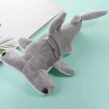 Плюшевый брелок в виде акулы-молота, плюшевый брелок, мягкая игрушка-брелок в виде акулы-молота, плюшевая кукла A