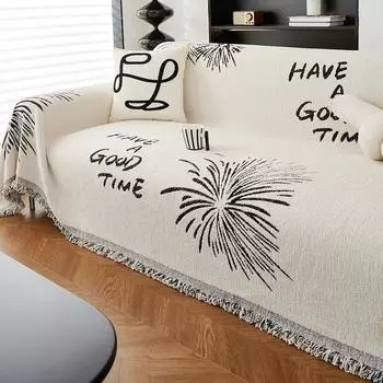 Плюшевый чехол для дивана осенью и зимой, утолщенная теплая подушка для дивана, полностью покрытый кожаный чехол для дивана, противоскользящий тканевый чехол 180*130cm