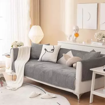 Плюшевый чехол для дивана, ткань, простой универсальный чехол, чехол для дивана, полотенце, против царапин, универсальный чехол для дивана, подушка для дивана 70*70cm