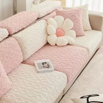 Плюшевый чехол для дивана, универсальный универсальный чехол для дивана с защитой от царапин, простой современный эластичный чехол для дивана 30-45cm60-80cm15cm