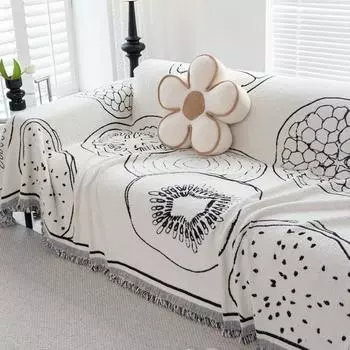 Плюшевый чехол для дивана, высококачественное двустороннее полотенце для дивана, новое зимнее полное покрытие, покрывало для дивана, полотенце 180*130cm