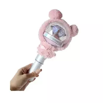 Плюшевый чехол для лампы Lightstick K-pop 2-го поколения 17, плюшевый чехол для лампы для вокального концерта rabbit 3 белый