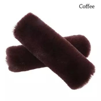 Плюшевый чехол на ремень безопасности автомобиля, регулируемые аксессуары для салона автомобиля, наплечная накладка на ремень безопасности для детей