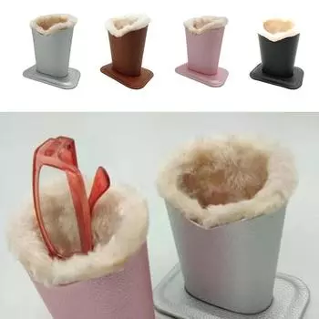 Плюшевый держатель для очков с защитой от царапин, защитный чехол для очков, желтый Yellow