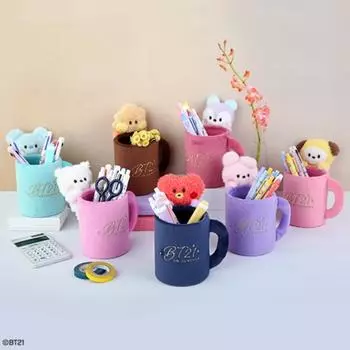 Плюшевый держатель для ручек BT21 minini KOYA