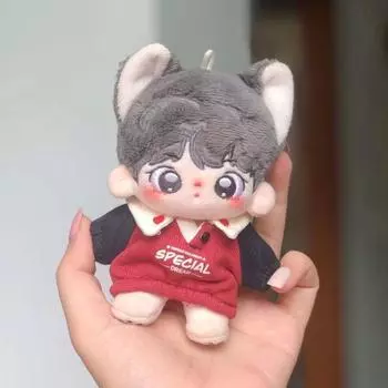 Плюшевый идол плюшевая кукла одежда нарядная 10 см хлопковая кукольная одежда хлопковая кукольная толстовка рождественская style C