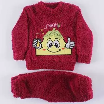 Плюшевый комплект из 2 предметов Welsoft для маленьких девочек Фиолетовый Лимон