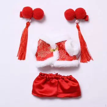 Плюшевый костюм куклы Тан, мягкая одежда с головным убором, мягкий реквизит для фото, модный милый