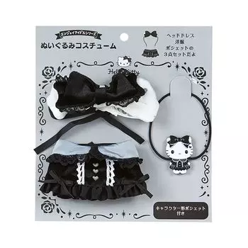 Плюшевый костюм Sanrio Idol Gothic Night Hello Kitty 376621 (Наслаждайтесь вечеринкой)