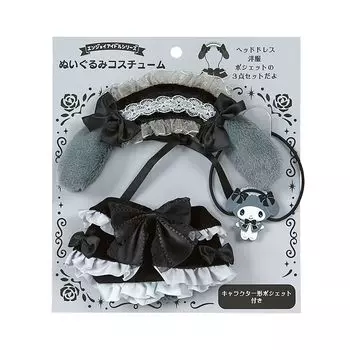 Плюшевый костюм Sanrio Idol Gothic Night My Melody 376647 (Наслаждайтесь вечеринкой)