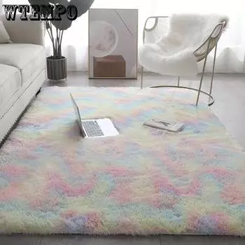 Плюшевый ковер, напольный коврик, розовый, мягкий и удобный диван, подушка, коврик для ног для спальни, гостиной 80*120cm