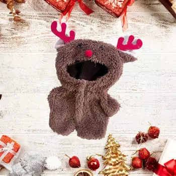 Плюшевый кукольный комбинезон рождественские костюмы DIY аксессуары для маленьких девочек фотореквизит олень